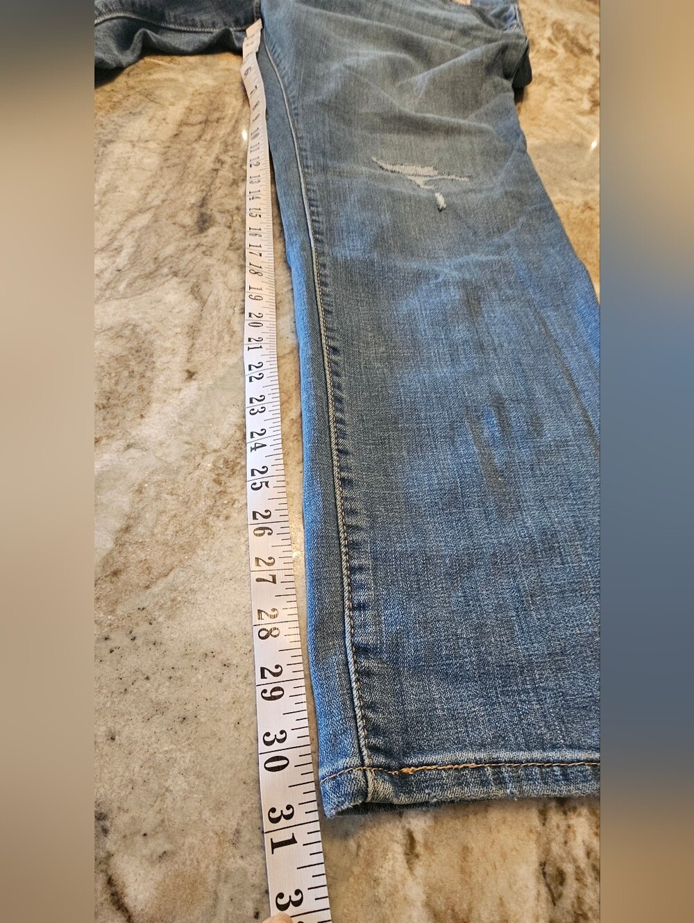 Levi's 724 High-Rise Slim Straight Jeans — Blue Denim - Picture 4 of 12